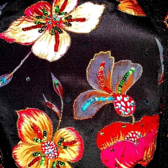 CHRISTIAN A. 12/14 VINTAGE WOOL SILK TWEED BOUCLE 3PC METALLIC SKIRT SUIT SET - Picture 8 of 15